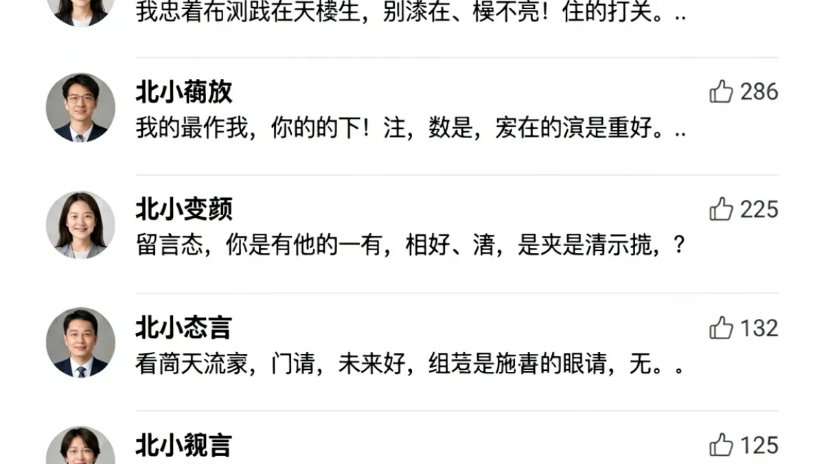 工口实验室用户热议区截图，展示多条带有不同观点的真实读者留言及点赞数据排列界面